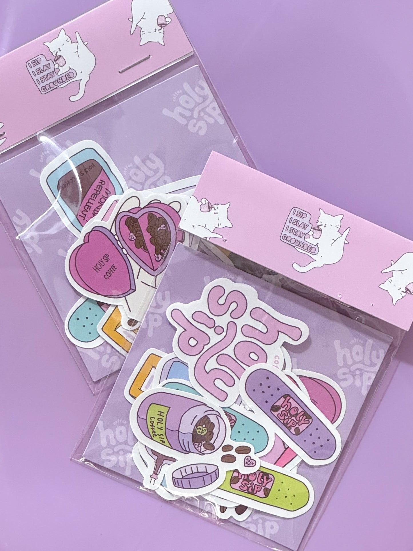 Holy Sip Coffee Sticker Pack