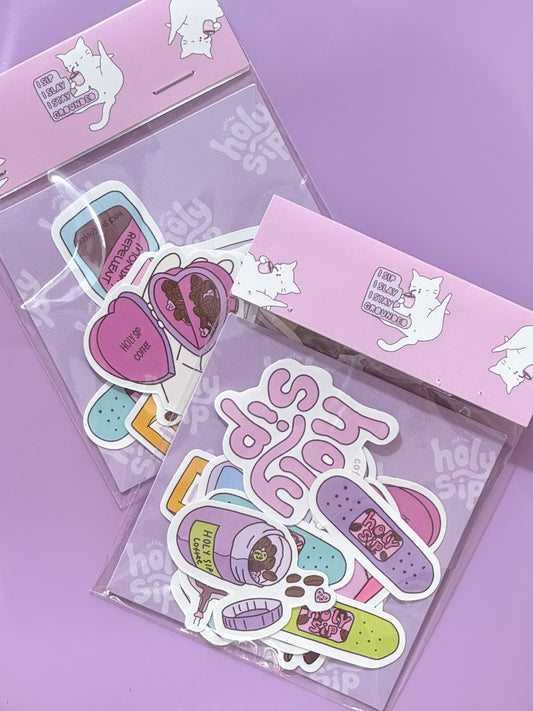 Holy Sip Coffee Sticker Pack